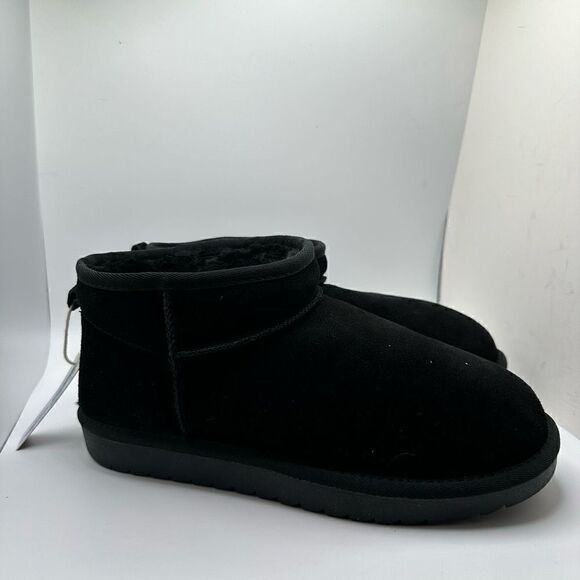 CUSHIONAIRE Women's pull on boot 10 BLACK - Picture 1 of 7